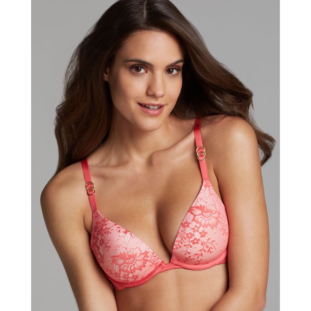 STELLA McCARTNEY S73-159 Lace PLUNGE CONTOUR Bra DAHLIA / Powder Rose ( 30E )