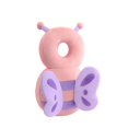 thumbnail image 1 of Protección para la cabeza del bebé, almohadillas de seguridad ajustables para andadores, para edades de 4 a 24 meses, mariposa, 1 of 4