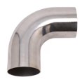 thumbnail image 3 of Stainless Steel Elbow 90 Degree Mandrel Bend 90° Tube Polished Pipe Diy New 51Mm, 3 of 8