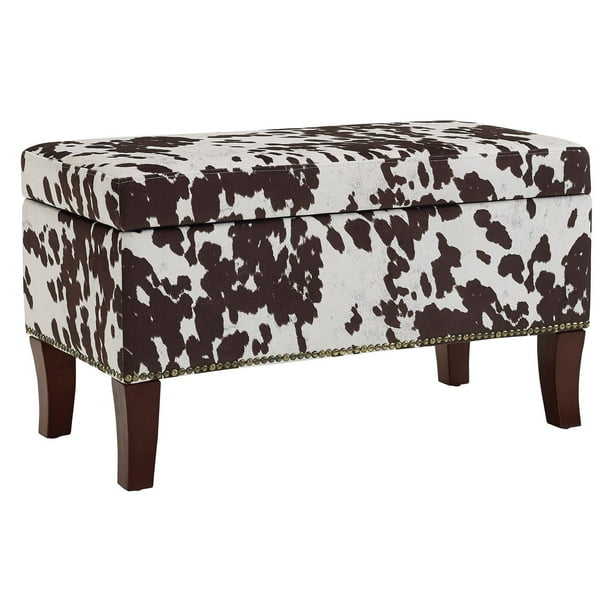 Linon Stephanie Storage Ottoman, Multiple Colors - Walmart ...