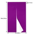 thumbnail image 3 of Door Curtain 34x56in Two Pieces Of Uniform Is Not Easy To Wrinkle The Room Shade And Dustproof For The Wall On The Door Or Window Darkpurple, 3 of 5