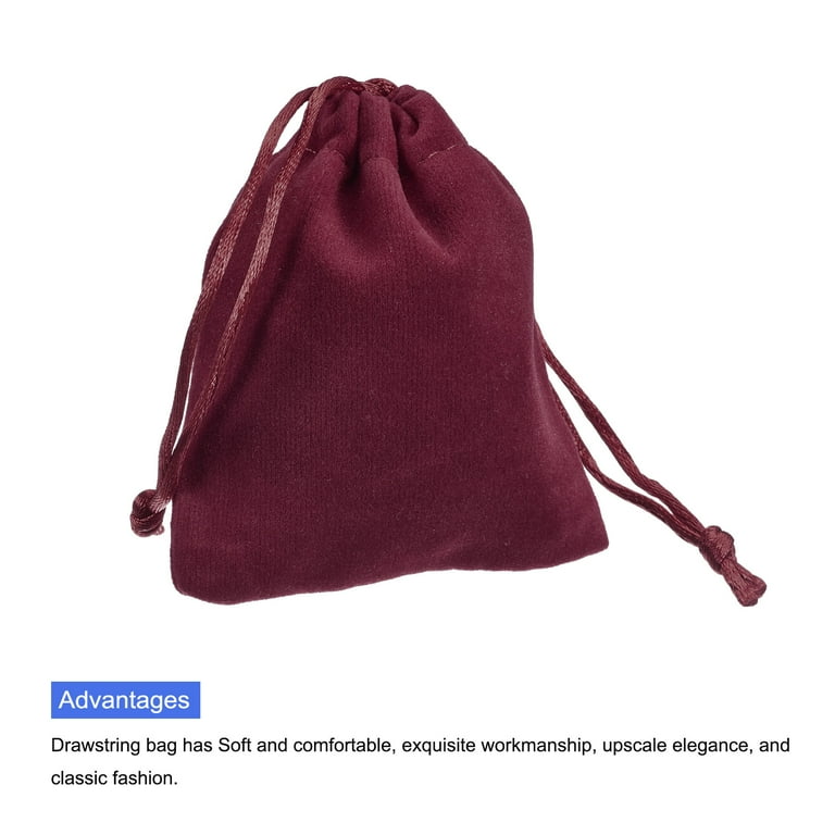 Velvet drawstring clearance