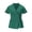 🔥 Green, variant on Sentmoon Women Scrubs Basic Tops Women's Nurses Tunic Uniform Clinic Carer V Neck Protective Clothing Casual for Lounge & Sleep Dark Blue S