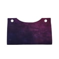 thumbnail image 4 of Lsque Black Dark Blue Purple Printed Long Tissue Box Cover Holder, Facial Paper Organizer Dispenser,Triangle with Bottom Belt, PVC Leather Decorative Organizer, 4 of 9