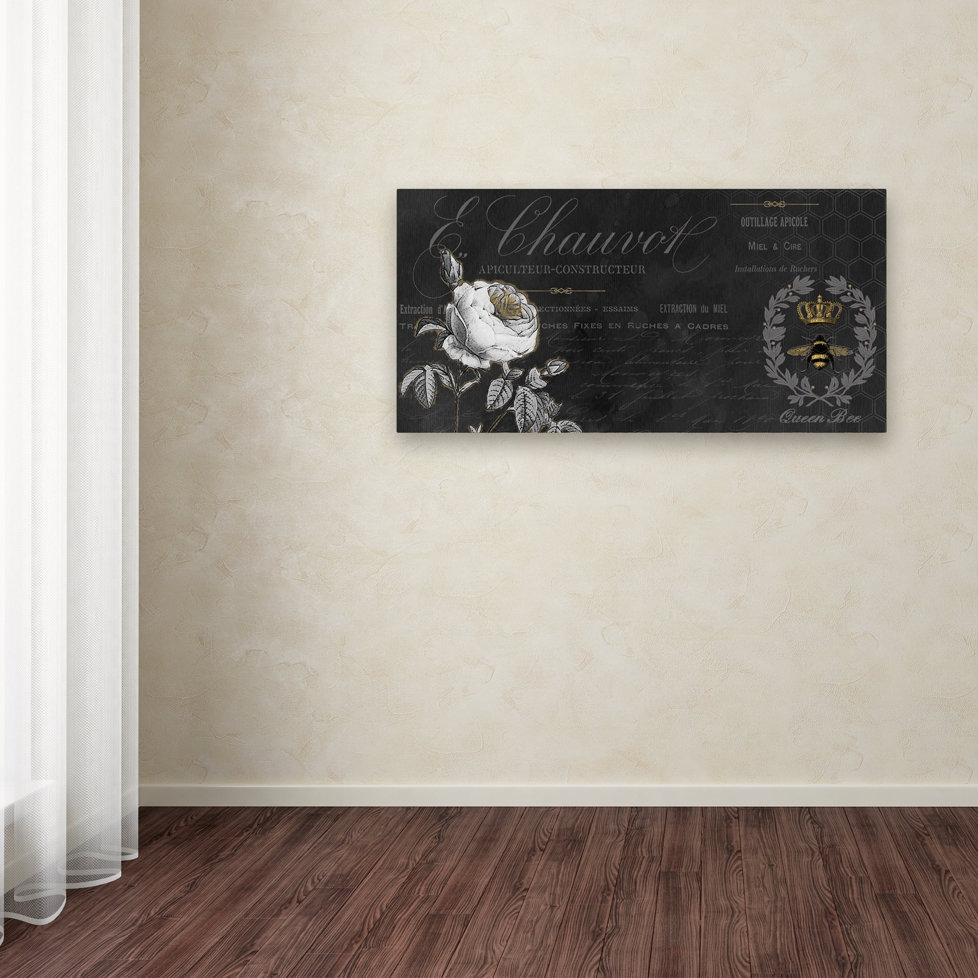 Trademark Fine Art 'Queen Bee 11' Canvas Art by Jean Plout