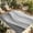 Grey, variant on Gray Striped Outdoor Rug for Patio/Deck/Porch, Non-Slip Large Area Rug 5 x 7 Ft, Modern Abstract Art Wave Moire Gradient Indoor Outdoor Rugs Washable Area Rugs, Reversible Camping Rug Carpet Runner