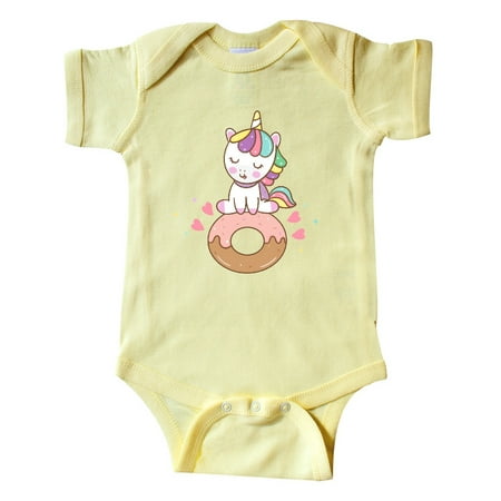 

Inktastic Unicorn Doughnut Gift Baby Boy or Baby Girl Bodysuit