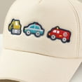 thumbnail image 7 of CAUYDY Childrens Baseball Cap 5T 6T 7T 8T Boys And Girls Three Little Car Embroidered Baseball Cap Cartoon Childrens Hat (Sizes 3-8 Years,B1-Khaki), 7 of 7