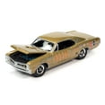 thumbnail image 3 of 1966 Pontiac GTO "Royal" Gold and 1969 Pontiac GTO Royal Bobcat Espresso Brown "Pontiac Royal" Set of 2 pieces 1/64 Diecast Model Cars by Johnny Lightning, 3 of 5