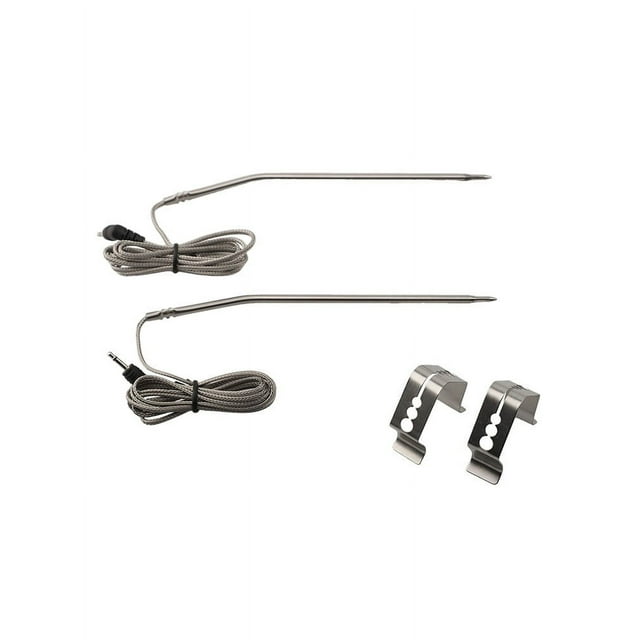 Single Probe Temperature Probes Probe & Clip Stainless Steel Thermometer Meat 2 Pack for Thermopro Catering Equipment 2Pcs