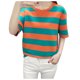 thumbnail image 1 of Gibobby Camisetas de verano para mujer Tops camiseta manga túnica cuello mujeres niñas blusa corta redonda blusa mujer a rayas estampada(Verde,G), 1 of 5