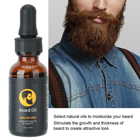 Aceite Nutritivo Para Barba De 30ml Para Hombres, Aceite Para El Cuidado De La Barba E Hidratante Para El Crecimiento De La Barba, 30ml