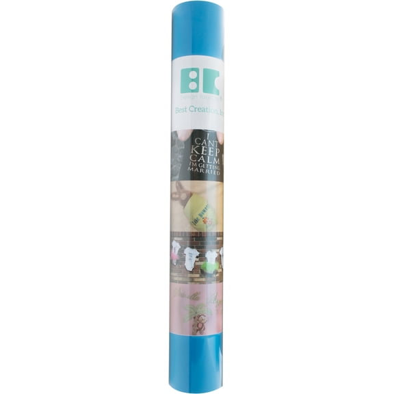 Best Creation Iron-On Vinyl 12"X24" Roll-Sky Blue