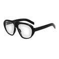 thumbnail image 1 of Gytml Oversized Flat-Top Sunglasses, Uv Protection & Blue Light Filter Eyewear, Anti-Glare Fashion Shades For Daily & Driving(White-16Cm), 1 of 8