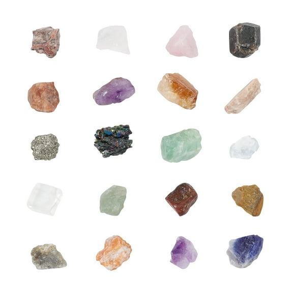 Masteelf Crystal Healing Stones Kit with Assorted Colors for Decoration and DIY Crafts