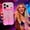 Bow+Cherry, variant on Vibrant LED Bowknot Phone Case,Built-in Light Up Phone Case, Fashion LED Flash Protective Cover for Phone X/11/12/13/14/15/16/17, Perfect for Parties and Daily Use