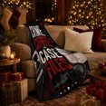 thumbnail image 3 of Crime Coffee Case Files Grunge Collage, Festive Holiday Scene, Warm Flannel Blanket for Kitchen and Dining Room with Detailed Artwork, Art Lovers Christmas Gift, Festive Home Decor, 3 of 9