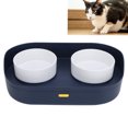 thumbnail image 4 of Cat And Dog Double Bowl, Large Capacity Anti Overturning Removable Feeding Bowl  For Pet Blue, 4 of 8