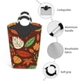 thumbnail image 4 of LNWH Autumn Botanical Leaves Art Pattern Laundry Basket, 50L Large Capacity Foldable Laundry Hamper, 4 of 6