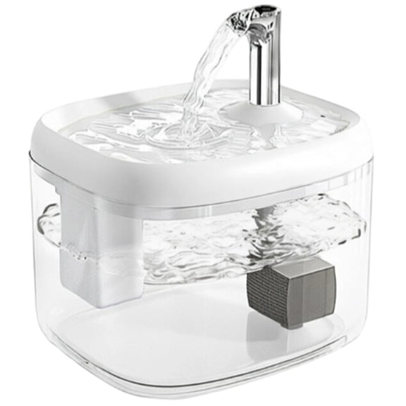 Nnndbs Automatic Pet Water Fountain, Stainless Steel Cat & Dog Drinking Dispenser with Circulating Water & Filter, Large Capacity Indoor Water Bowl`