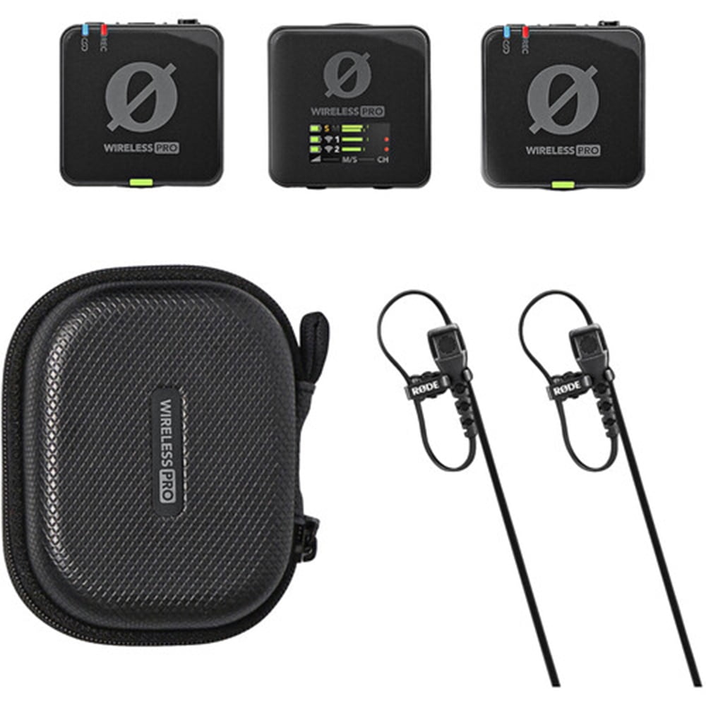 RODE Pro Wireless 2-Person Clip-On Mic System with Lavaliers (2.4