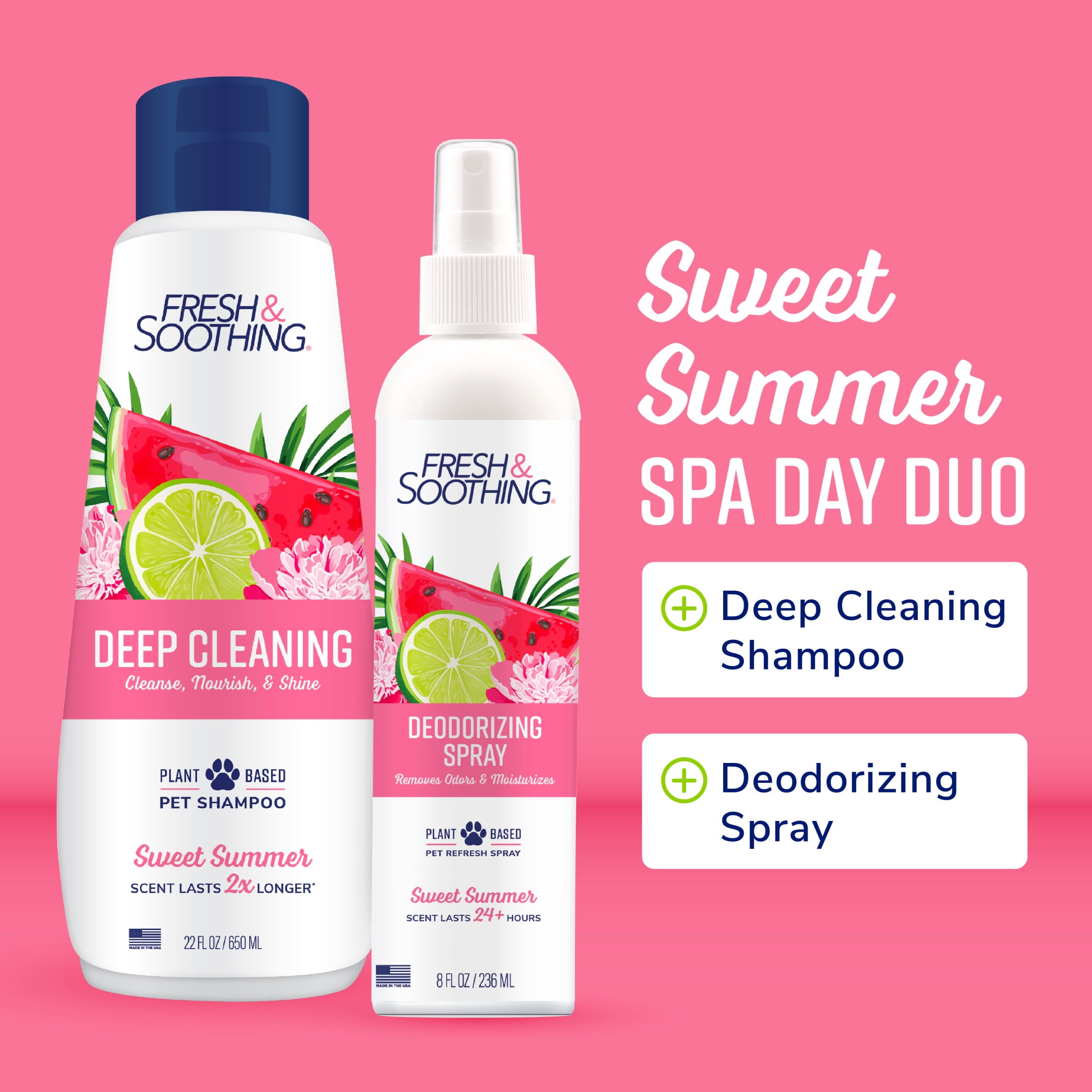 Naturel Promise Fresh & Soothing Deodorizing Spray Pet Refresh Spray, Sweet Summer Scent, 8 fl oz
