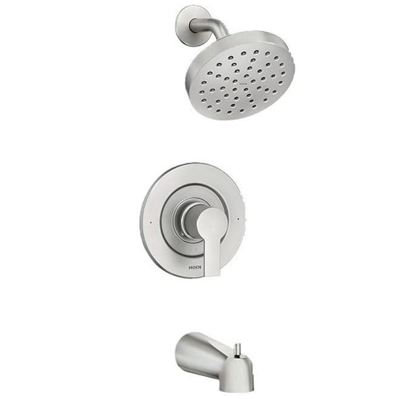 Moen Tub/Shower Faucet Rinza - Brushed Nickel - Multicolor