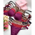 thumbnail image 2 of Victoria secret top Nuevos Conjuntos De Sujetador Push Up Con Estampado De Letras Para Mujer/Lingerie V SDR4, 2 of 4