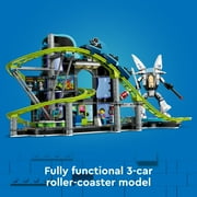 LEGO City Robot World Roller-Coaster Park Set, Building Toy with 8 Minifigures, Creative Gift for Kids, 60421