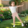 thumbnail image 6 of joogoo Cute Capybara Strawberry Girls Lined Shorts Bike Dance Bottoms 8Y, 6 of 7