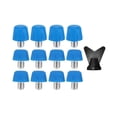 thumbnail image 3 of harper 12 Pieces Football Boot Spikes Replacement Soccer Shoe Spikes Threaded Anti Slip Blue, 3 of 10