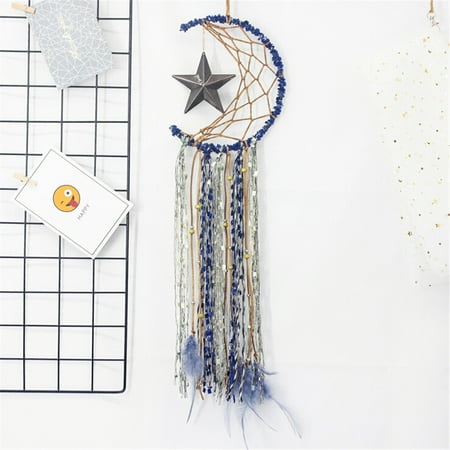 

Hxroolrp Home Decor Wind Chimes Dream Star Dreamcatcher Hanging Decoration Home Decoration Pendant Room Decor