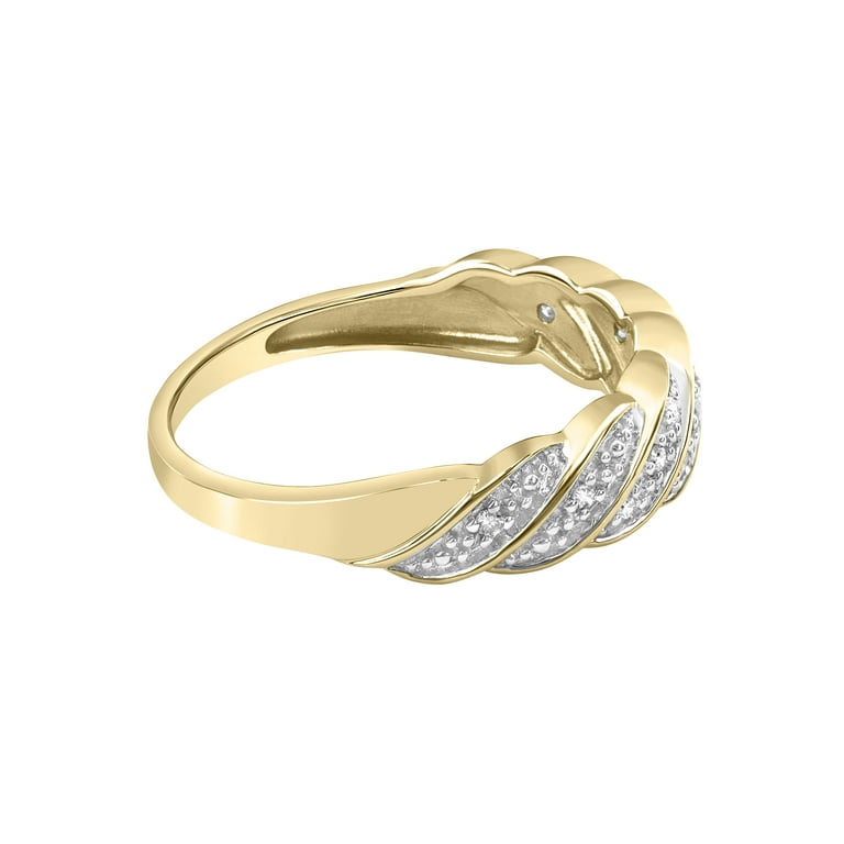 Eternal 1/10 Carat T.W. Diamond 10kt Yellow Gold Women's Anniversary Band