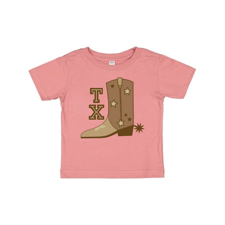 

Inktastic Texas Cowboy Boot Gift Baby Boy or Baby Girl T-Shirt