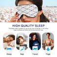 thumbnail image 6 of IAUYY Sleep Mask, Super Soft Eye Masks with Adjustable Strap, Lightweight Comfortable Blindfold,Perfect Blocks Light for Men Women Fabric, 6 of 7