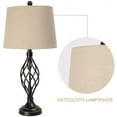 thumbnail image 7 of Maxax 3-Piece Lamp Set - Traditional Table Lamps & Floor Lamp with Oatmeal Fabric Shade, ETL Listed, 7 of 7