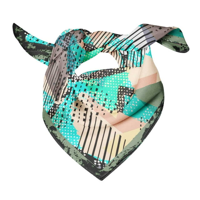 Bimba Foulard Rectangulaire en Voile de Coton Imprimée pour Femmes - 40 x 80 Pouces
