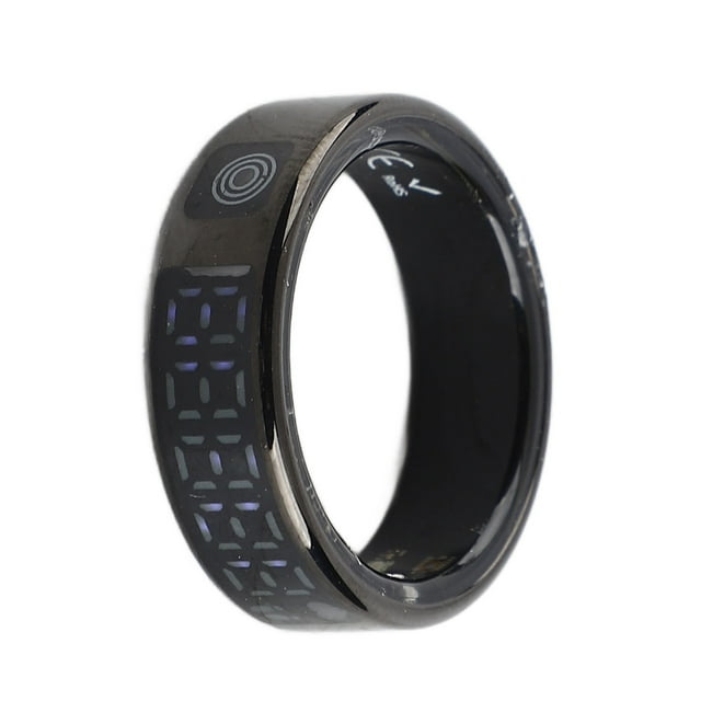Ring Smart Ring with Display Touch Screen IP68 Stainless Steel Multiple Sports Modes Fitness Tracker Ring