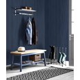 thumbnail image 2 of NextWall Faux Wood Panel Peel and Stick Wallpaper (Naval Blue), 2 of 6