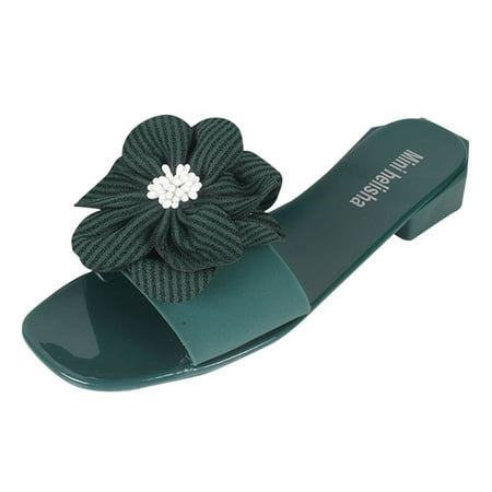 

Qufokar Women S Knee High Boots Wide Calf House Sandals for Women Bow Slippers for Women With Flowers Comfort Slip On Casual Bohemia Beach Sandal Ladies Travel Walking Flats Shoes Sandals
