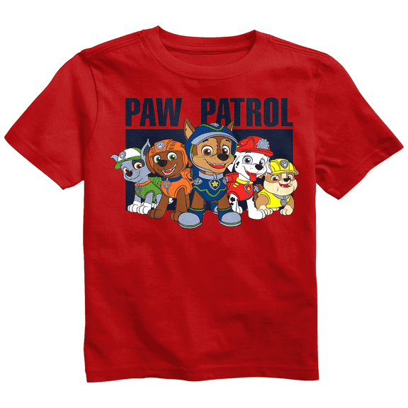 Paw Patrol Toddler & Little Boys Team Ready T-Shirt, Sizes 2-7