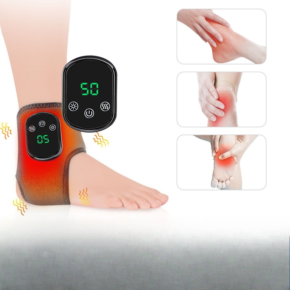 2026 Upgraded Foot Massager, Foot Renew Triple Method Massager with 3 Vibration Modes & 5 Heat Levels, Ankle Massager for Circulation & Pain Relief, for Neuropathy