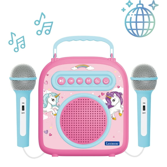 Lexibook My Secret Portable Karaoke – Unicorn design - BTC050UNI