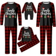 thumbnail image 5 of Holiday Family Matching Outfits Print Four Piece For Dads 亲子装2, 5 of 5