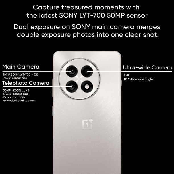 OnePlus 13R Global Version Smartphone 6.78'' AMOLED Snapdragon 8