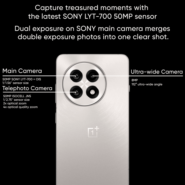OnePlus 13R 12GB/256GB シルバー　グローバル版 Amazon.com: OnePlus 13R, 12GB RAM + 256GB Storage, Dual-SIM
