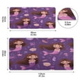 thumbnail image 3 of Leather Keyboard and Mouse Desk Mat Office Desk Accessories Protective Office Desk Decor Desk Pad Mat for Gaming, Work from Home, Office Cute Pink Mermaids 16.5" x 35.4", 3 of 9