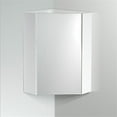 thumbnail image 3 of Fresca Coda 18" White Corner Medicine Cabinet with Mirror Door, 3 of 3