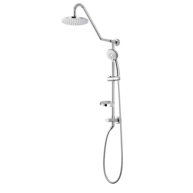 Pulse Kauai 2.0 Rain Calming Showerhead and Multi Use Hand Shower System, Chrome