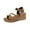 Brown, variant on Women's Wedge Heel Shoes, Summer Casual Footwear for Women, Women Woven Wrap Strap Wedge Thick Heel Thick Sole Relaxed Wide Width Summer Buckle Slide Shoes